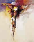 Pintura da cruz de Cristo
